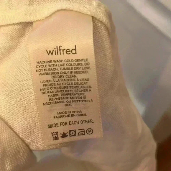 Wilfred Patio Linen Mini Skirt-Sz 6 - Picture 6 of 7